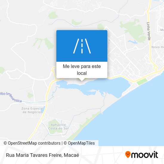 Rua Maria Tavares Freire mapa