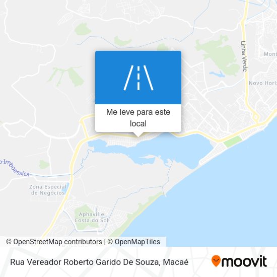 Rua Vereador Roberto Garido De Souza mapa