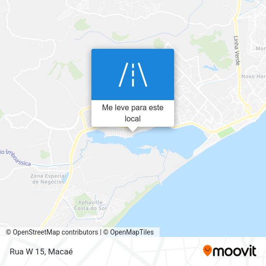 Rua W 15 mapa