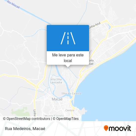 Rua Medeiros mapa