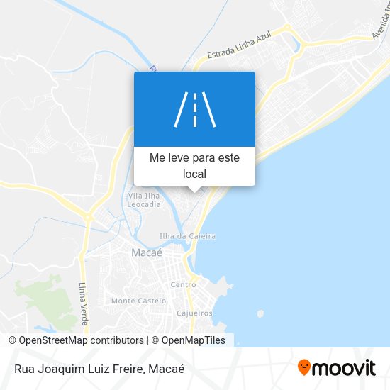 Rua Joaquim Luiz Freire mapa