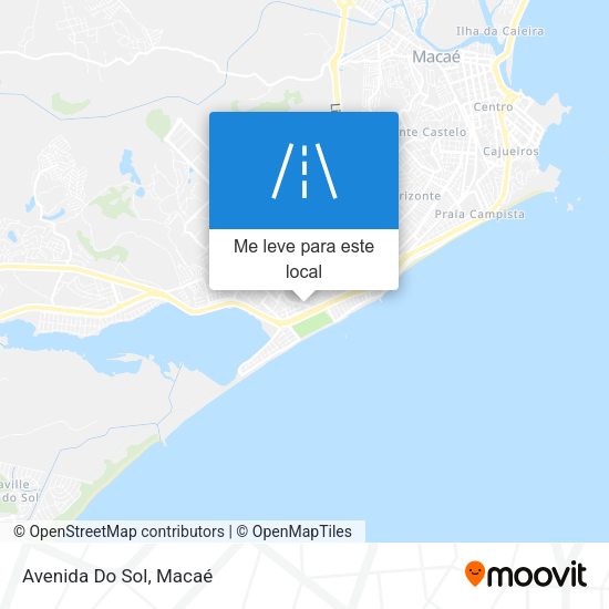 Avenida Do Sol mapa