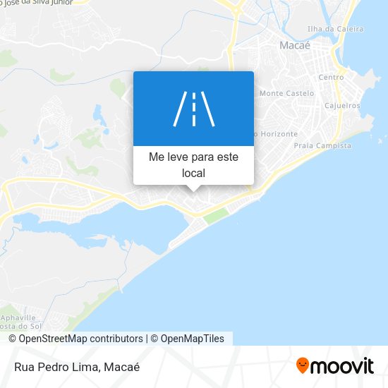Rua Pedro Lima mapa