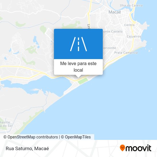 Rua Saturno mapa
