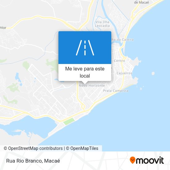 Rua Rio Branco mapa