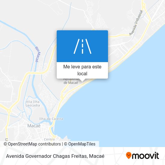 Avenida Governador Chagas Freitas mapa