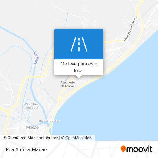 Rua Aurora mapa