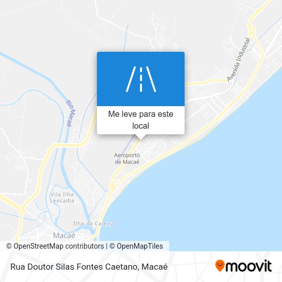 Rua Doutor Silas Fontes Caetano mapa