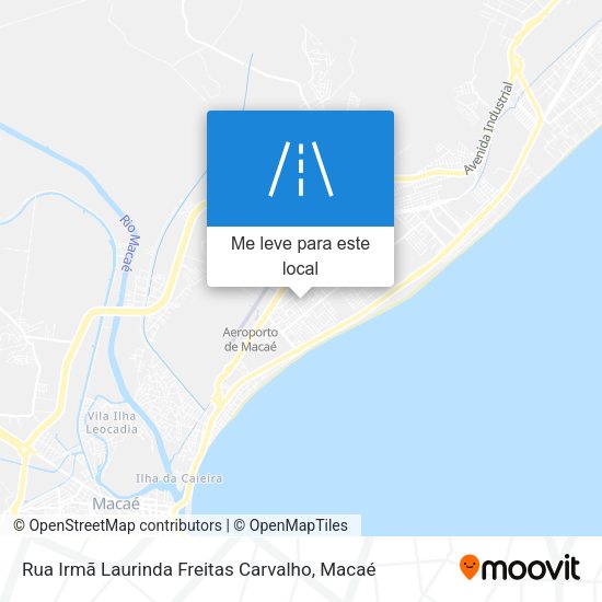 Rua Irmã Laurinda Freitas Carvalho mapa