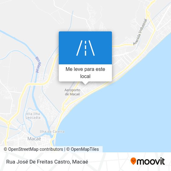 Rua José De Freitas Castro mapa