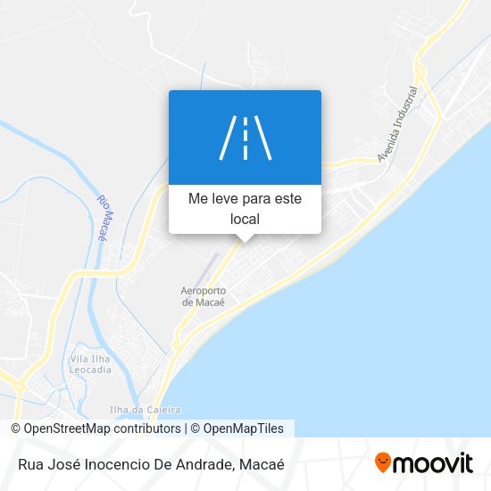 Rua José Inocencio De Andrade mapa