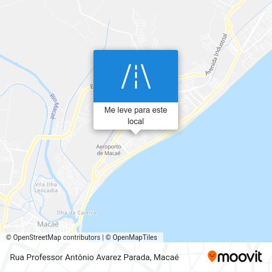 Rua Professor Antônio Avarez Parada mapa