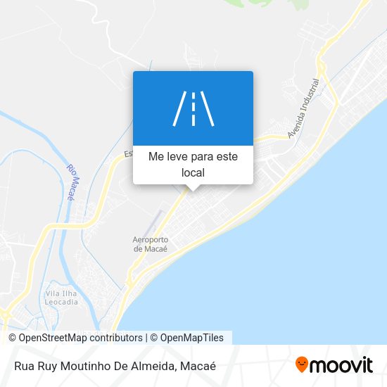 Rua Ruy Moutinho De Almeida mapa