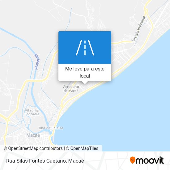 Rua Silas Fontes Caetano mapa
