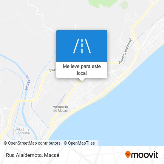 Rua Alaídemota mapa