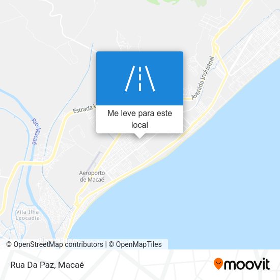 Rua Da Paz mapa
