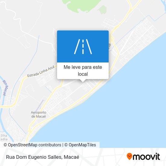 Rua Dom Eugenio Salles mapa