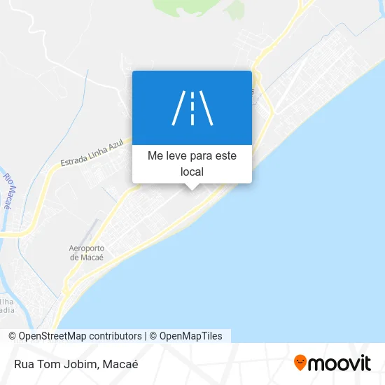 Rua Tom Jobim mapa