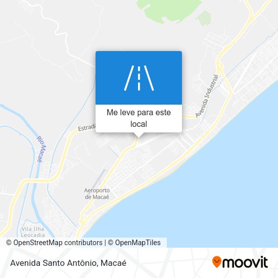 Avenida Santo Antônio mapa