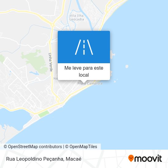 Rua Leopoldino Peçanha mapa