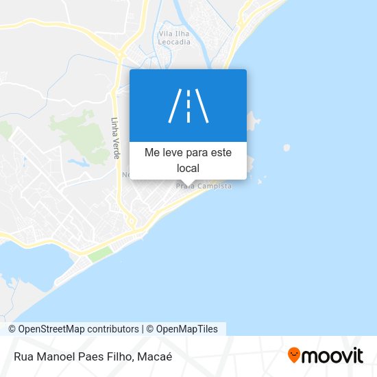 Rua Manoel Paes Filho mapa