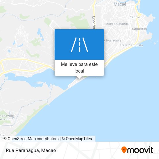 Rua Paranagua mapa