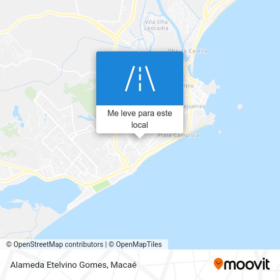 Alameda Etelvino Gomes mapa