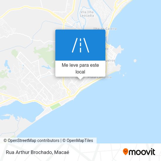 Rua Arthur Brochado mapa