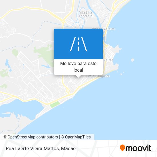 Rua Laerte Vieira Mattos mapa