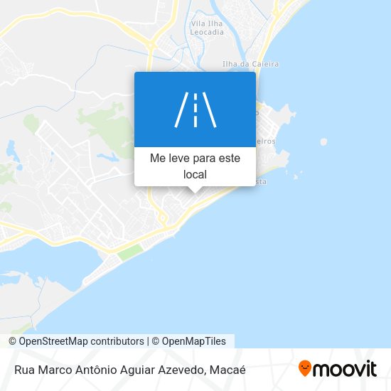 Rua Marco Antônio Aguiar Azevedo mapa