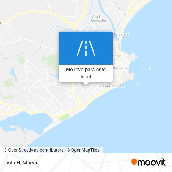 Vila H mapa