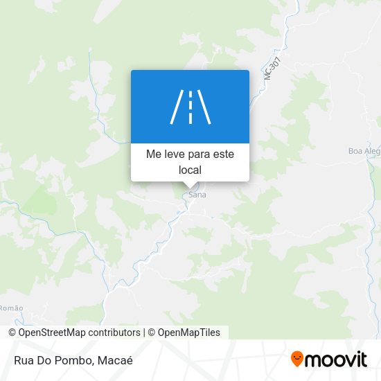 Rua Do Pombo mapa