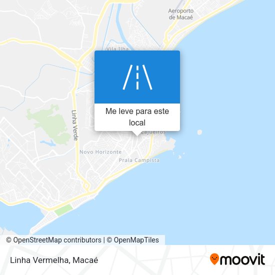 Linha Vermelha mapa
