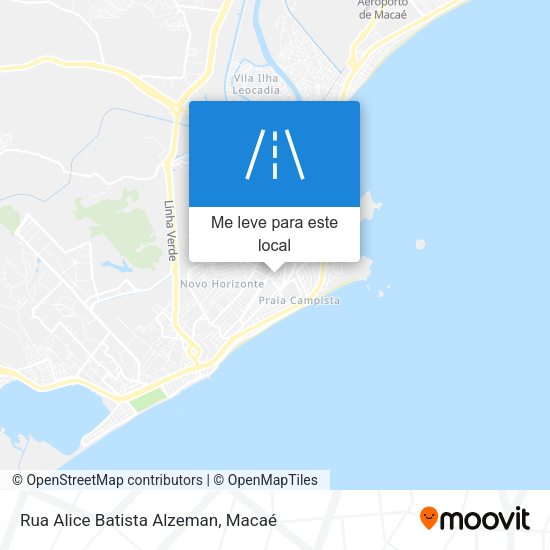 Rua Alice Batista Alzeman mapa