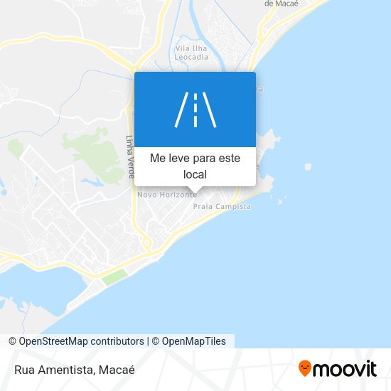 Rua Amentista mapa