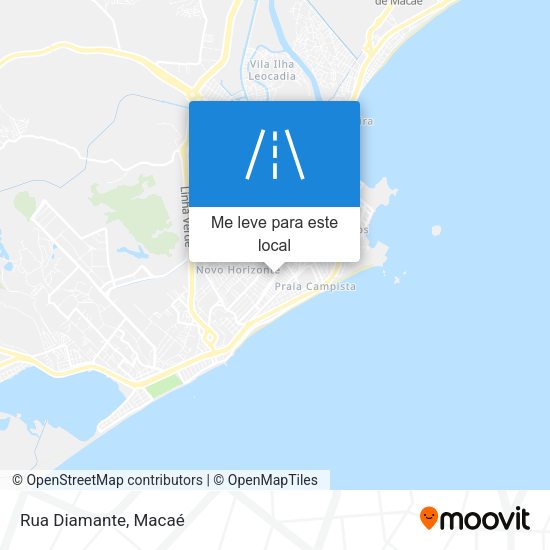 Rua Diamante mapa