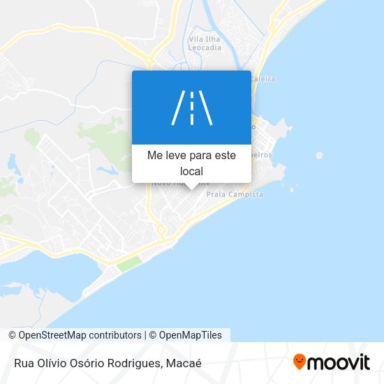 Rua Olívio Osório Rodrigues mapa