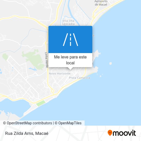 Rua Zilda Arns mapa