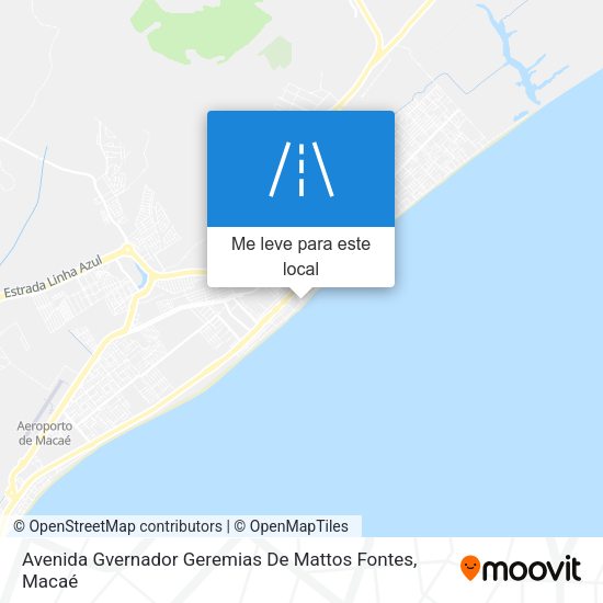 Avenida Gvernador Geremias De Mattos Fontes mapa