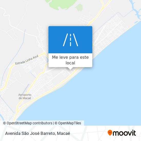 Avenida São José Barreto mapa