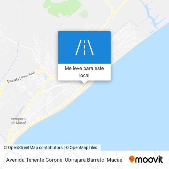 Avenida Tenente Coronel Ubirajara Barreto mapa