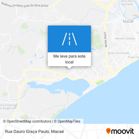 Rua Dauro Graça Paulo mapa