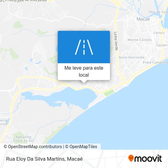 Rua Eloy Da Silva Martins mapa
