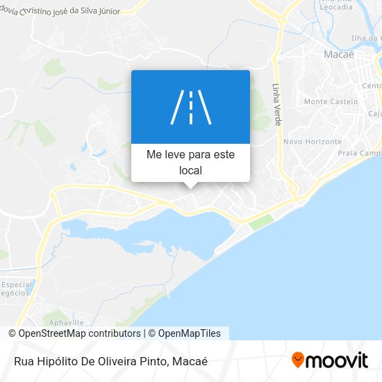 Rua Hipólito De Oliveira Pinto mapa