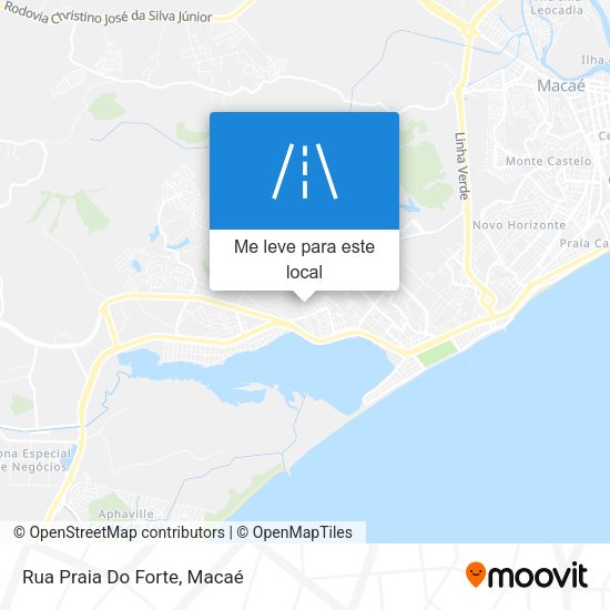 Rua Praia Do Forte mapa