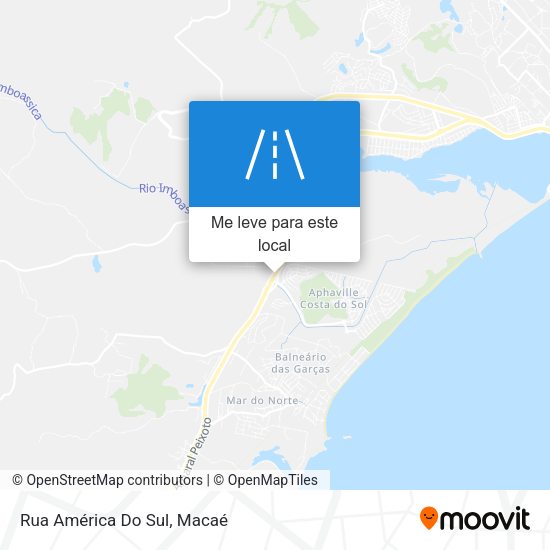 Rua América Do Sul mapa