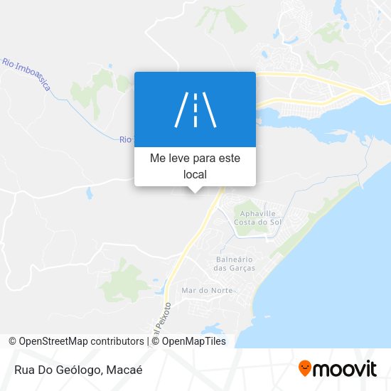 Rua Do Geólogo mapa