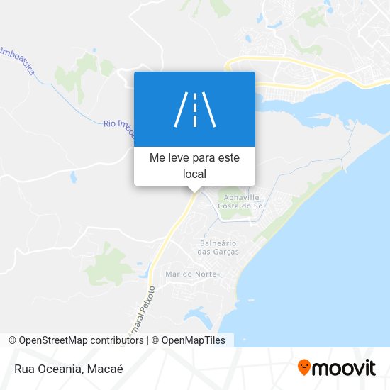 Rua Oceania mapa