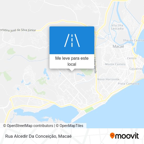 Rua Alcedir Da Conceição mapa