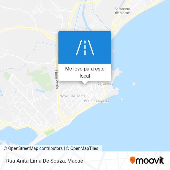 Rua Anita Lima De Souza mapa